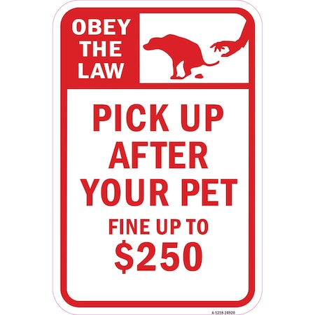 Signmission Safety Sign, 12 in Height, Aluminum, 18 in Length, 24920 A-1218-24920